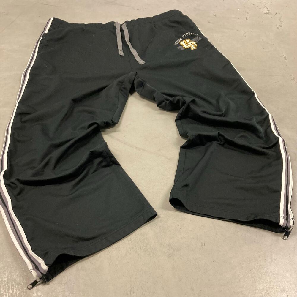 Y2K baggy striped urban pipeline track pants 40x28